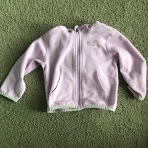 North Face 12/18 mos zipper hoodie